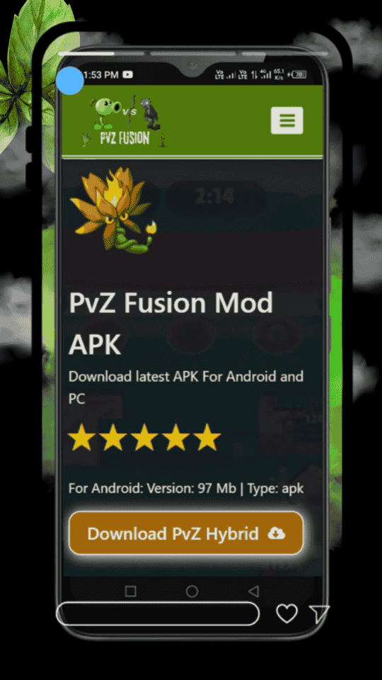 pvz fusion mod apk
